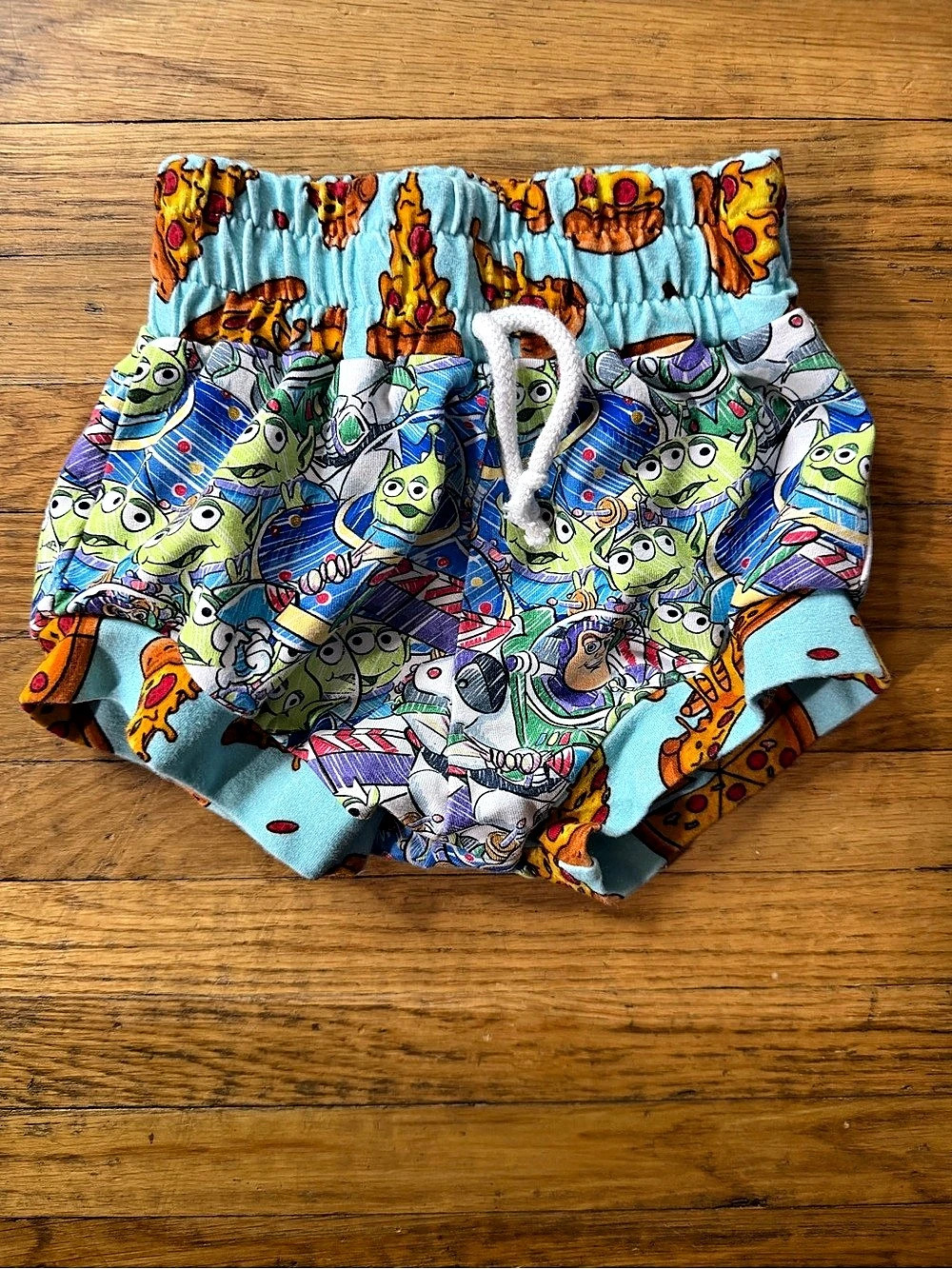 Raising Roads 18/24 Toy Story handmade shorts